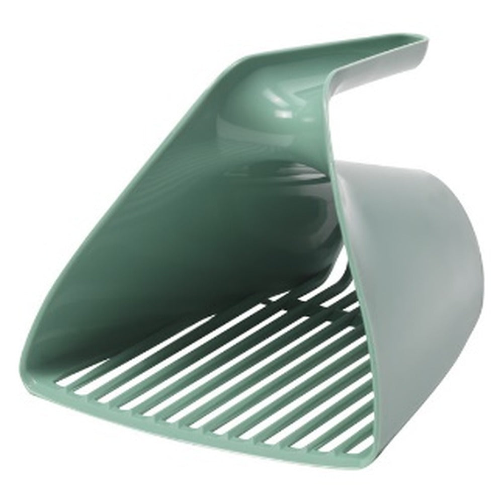 Pala y Cernidor Scoop & Sift con Asa Superior para Arenero - Verde (Soft Green)