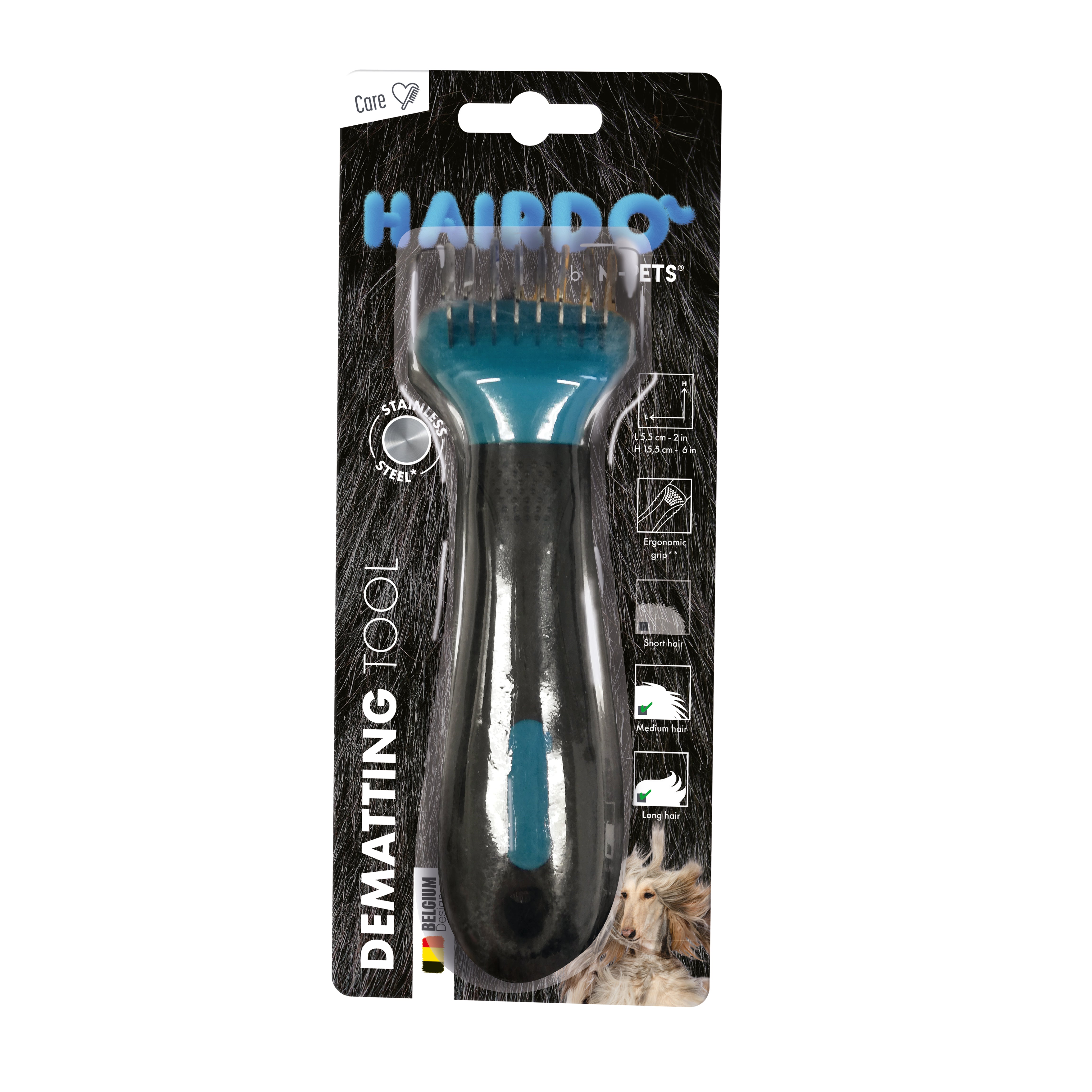 Herramienta Desanudadora (Dematting Tool) HAIRDO para Perros | M‑PETS®