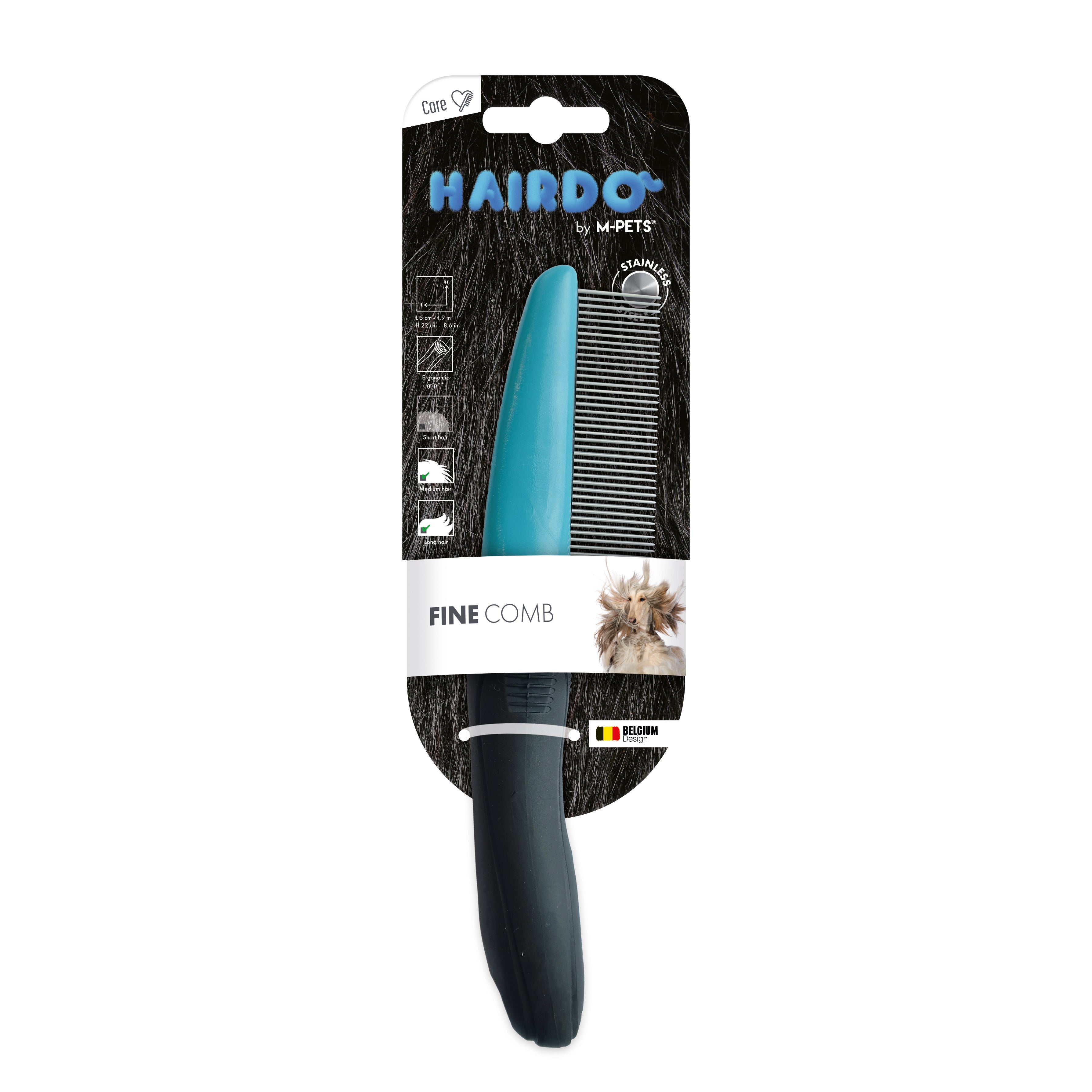 Peine Fino (Fine Comb) HAIRDO para Perros | M‑PETS®