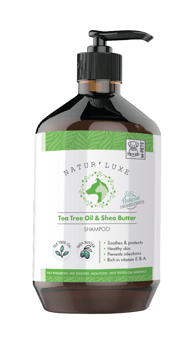 Shampoo Natural de Árbol de Té y Karité para Perro - 500ml | M-PETS Natur'Luxe