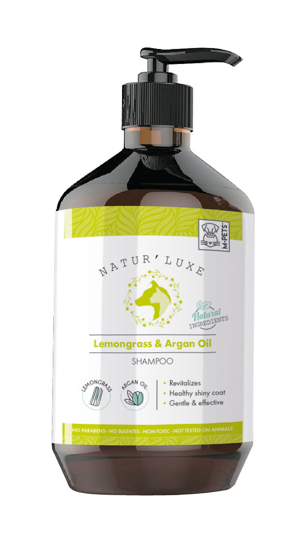 Shampoo Natural de Hierba Limón y Argán para Perro - 500ml | M-PETS Natur'Luxe