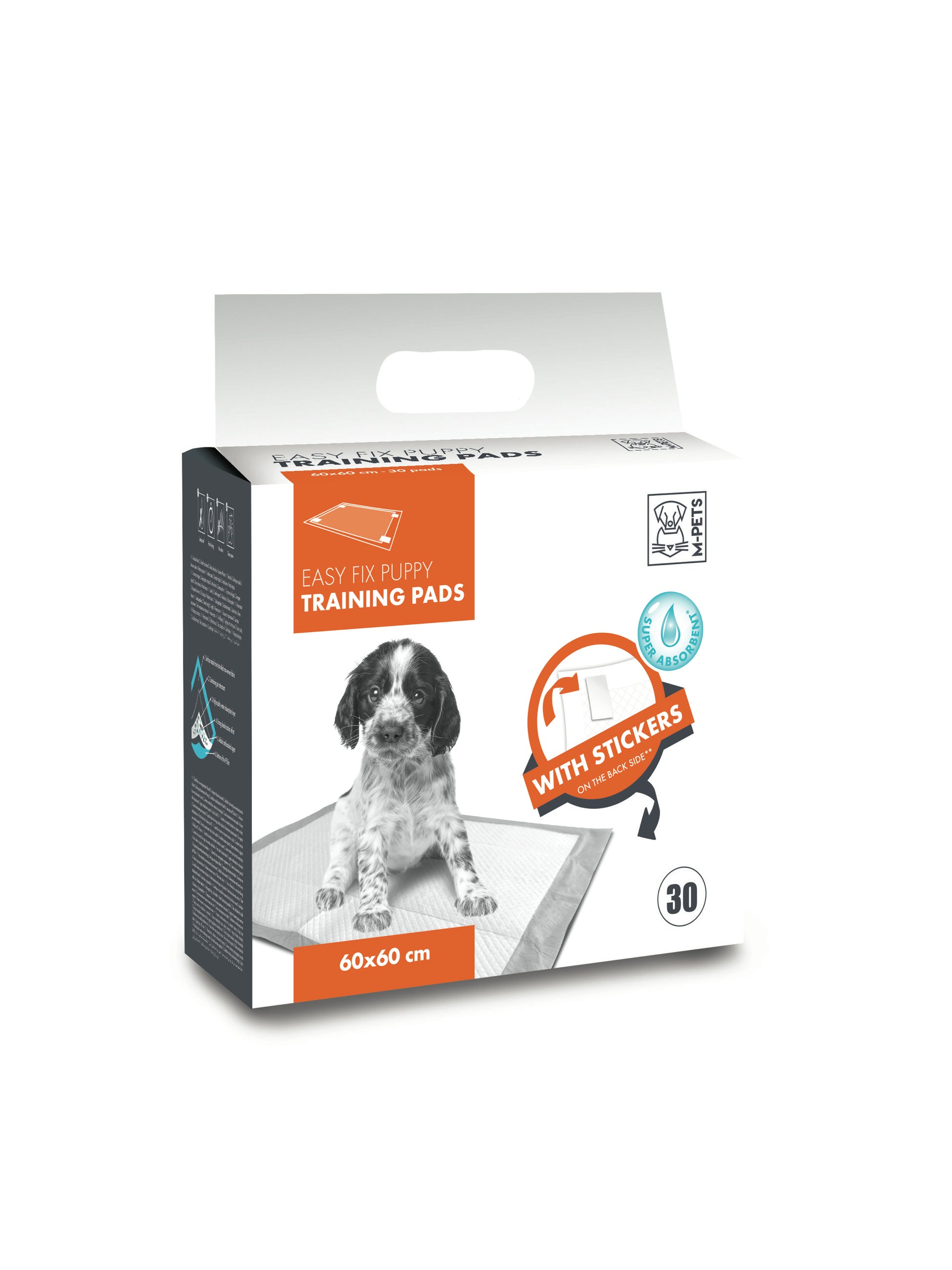 Tapetes Entrenadores Easy Fix con Tiras Adhesivas – 5 Capas Anti-Deslizantes | M‑PETS®