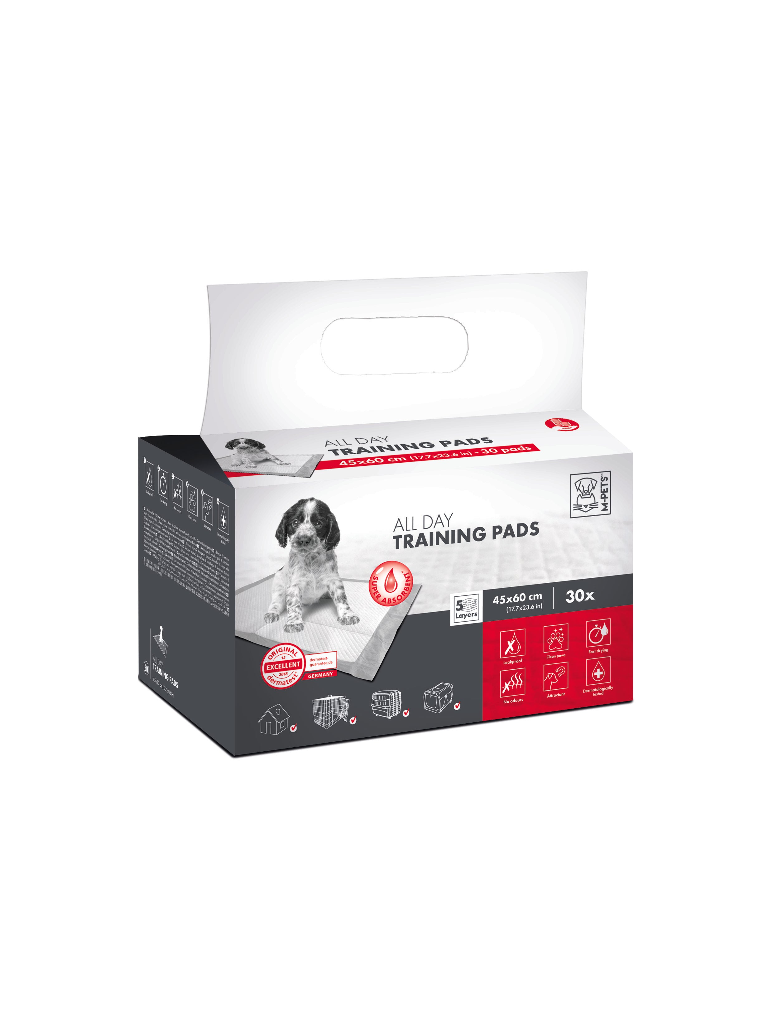 Tapetes Entrenadores All Day – Protección Todo el Día con Absorción Continua | M‑PETS®