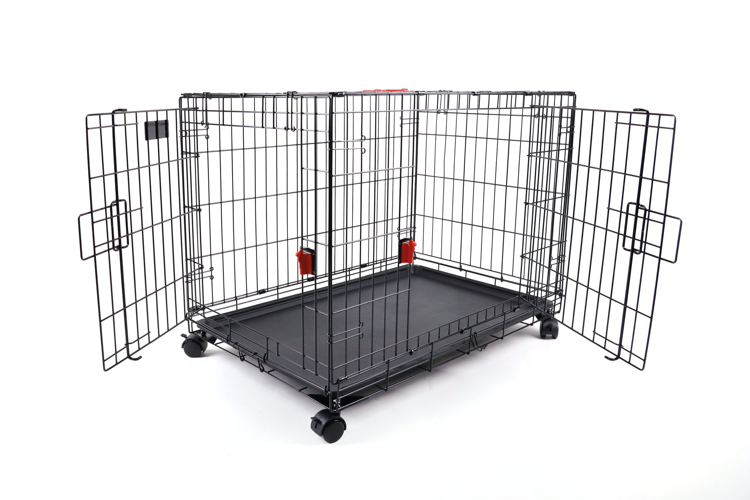 Jaula Plegable de Entrenamiento de Alambre VOYAGER con Cerradura SECURO para Perro | M-PETS