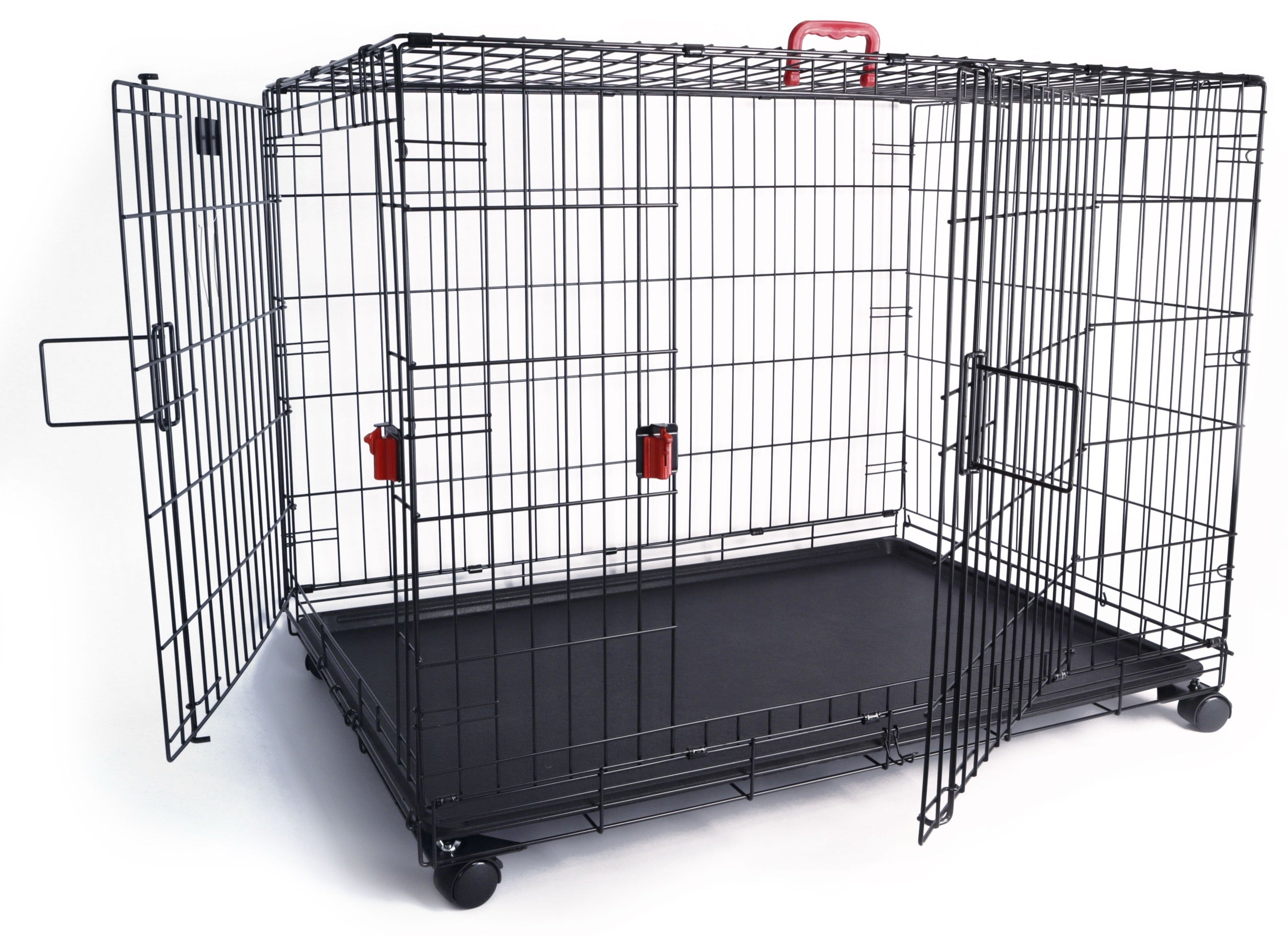 Jaula Plegable de Entrenamiento de Alambre VOYAGER con Cerradura SECURO para Perro | M-PETS