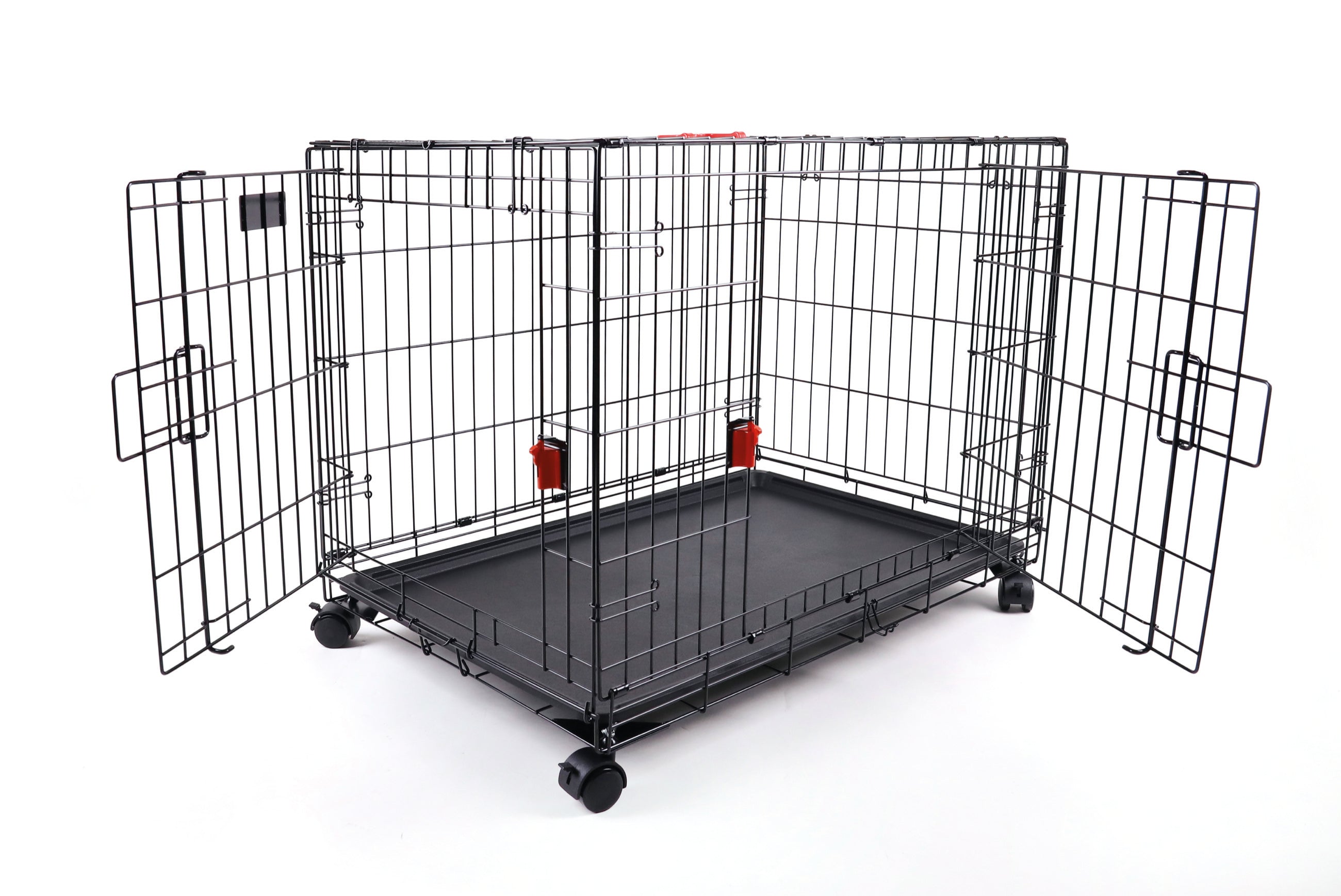 Jaula Plegable de Entrenamiento de Alambre VOYAGER con Cerradura SECURO para Perro | M-PETS