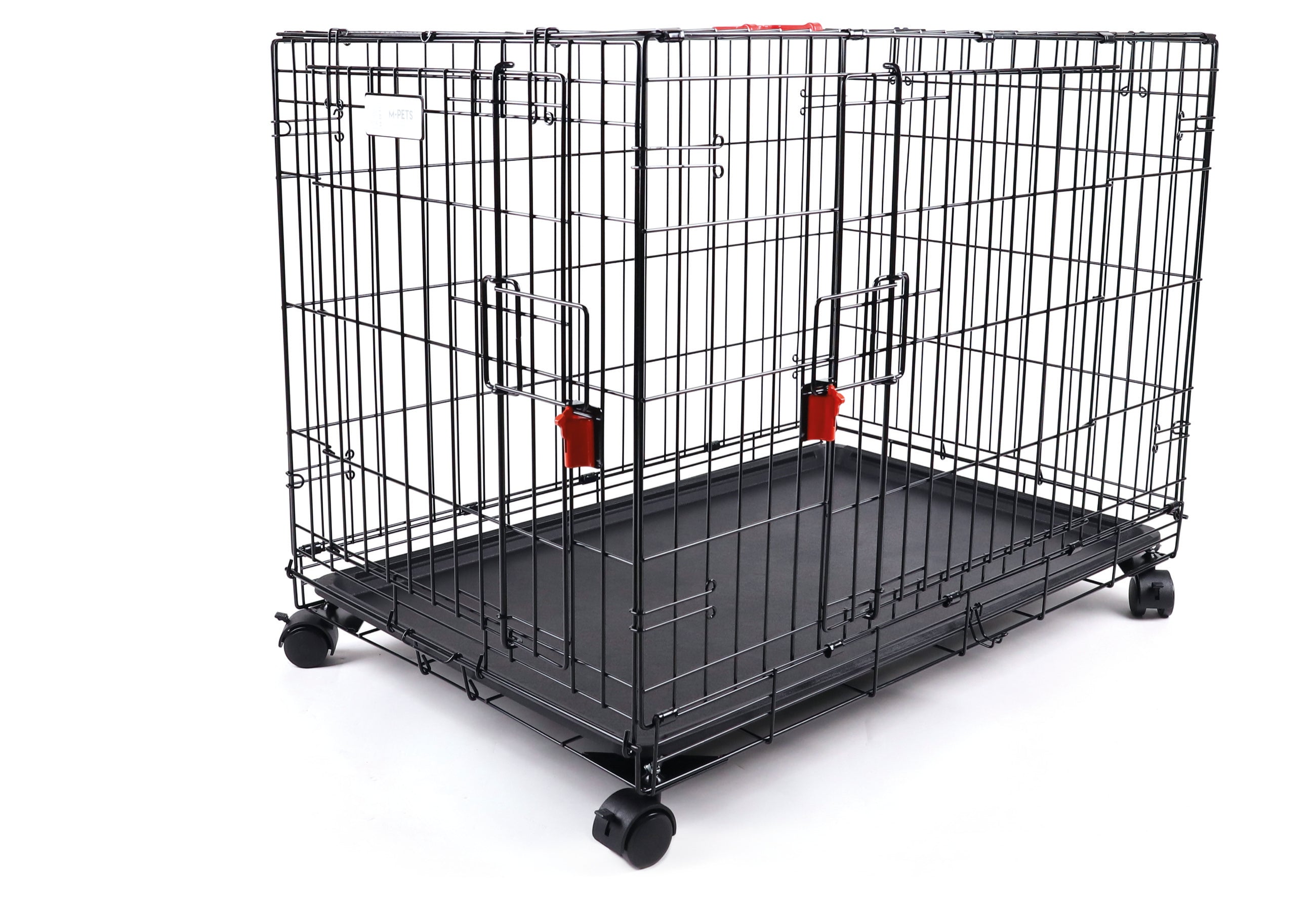 Jaula Plegable de Entrenamiento de Alambre VOYAGER con Cerradura SECURO para Perro | M-PETS
