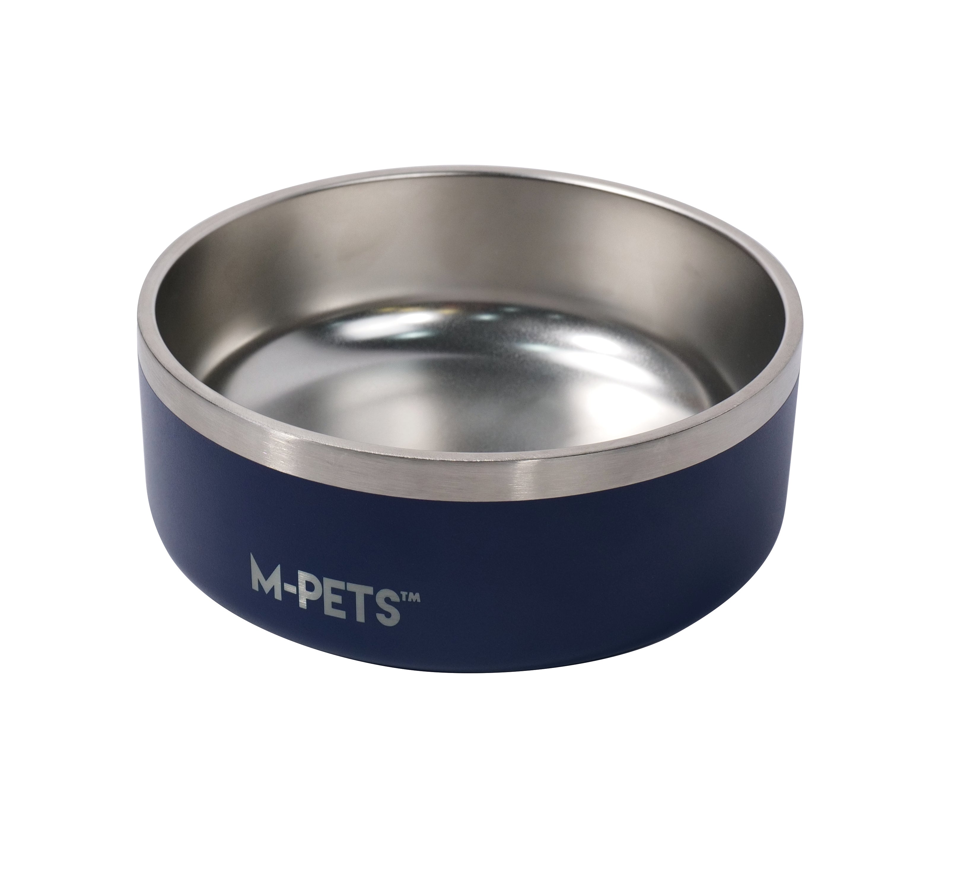Bowl de Acero Inoxidable Doble Pared ESKIMO Azul para Perros y Gatos | M‑PETS®