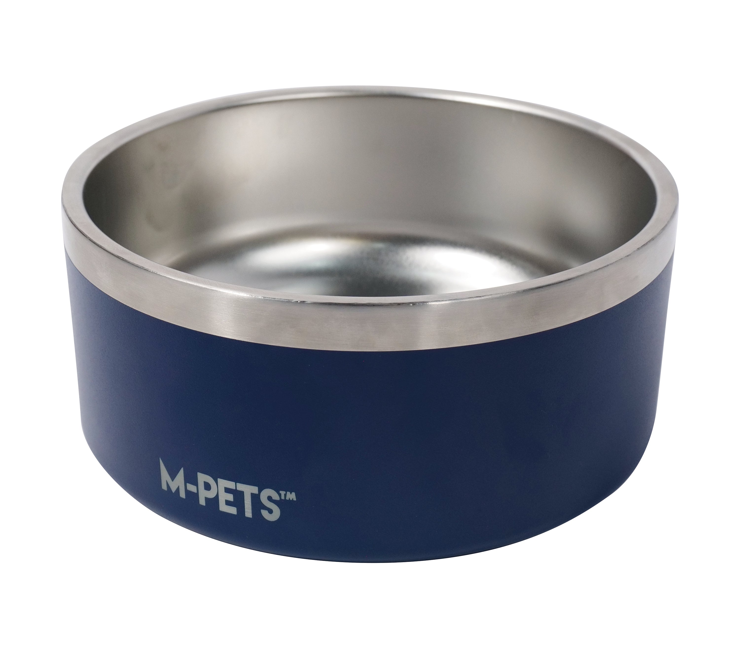 Bowl de Acero Inoxidable Doble Pared ESKIMO Azul para Perros y Gatos | M‑PETS®
