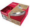 Bowl de Acero Inoxidable Doble Pared ESKIMO Rojo para Perros y Gatos | M‑PETS®