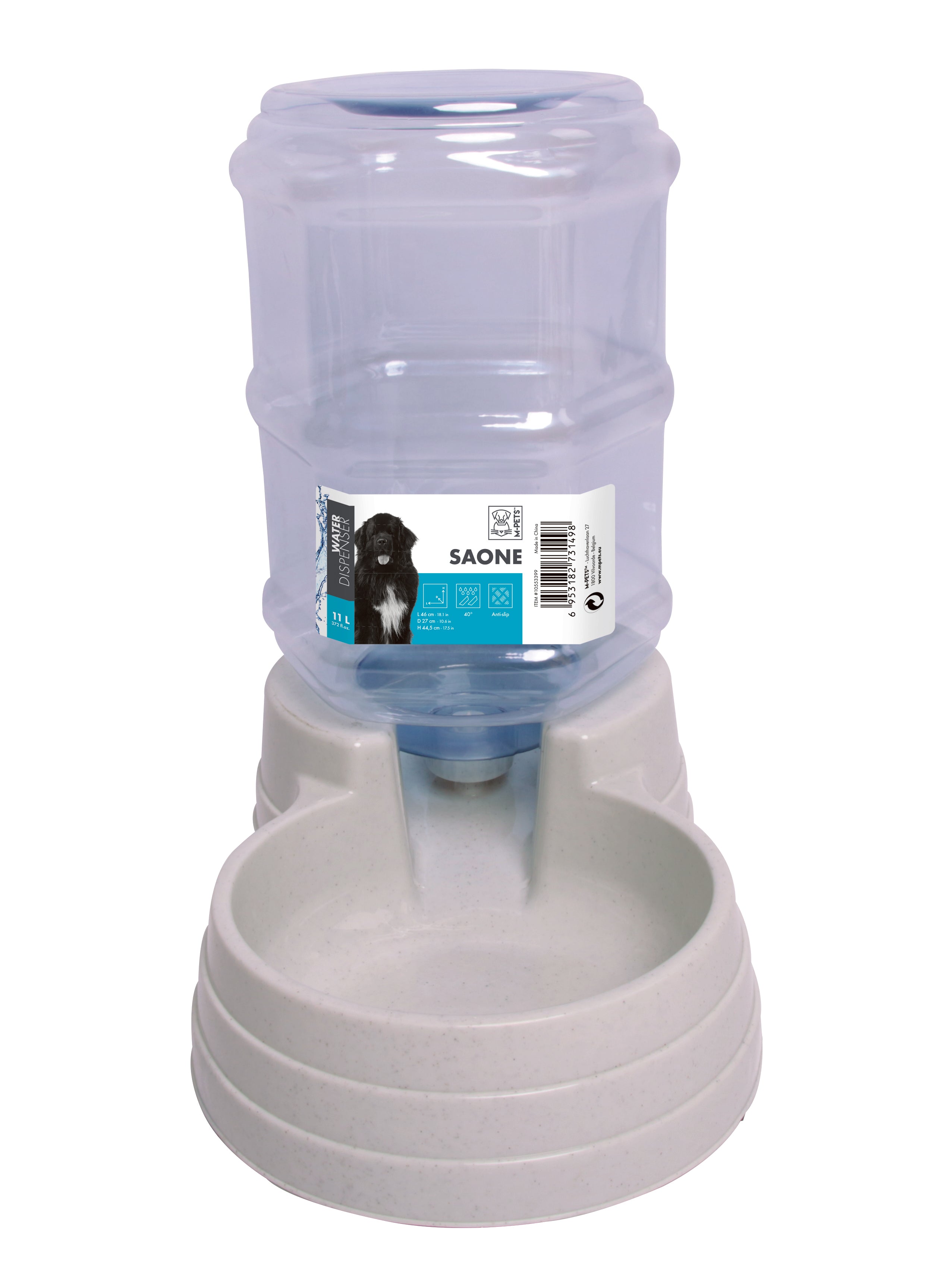 Dispensador de Agua por Gravedad SAONE para Perros y Gatos | M‑PETS®