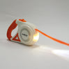 Correa Retráctil con Luz LED para Perros M-Pets FLASH 5m - Naranja (6 Colores de Luz + Antienredos)