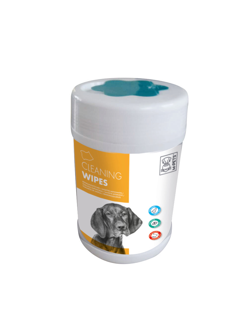 Bote Dispensador de Toallitas Húmedas Limpiadoras para Perros y Gatos - 80 pzas | M-PETS