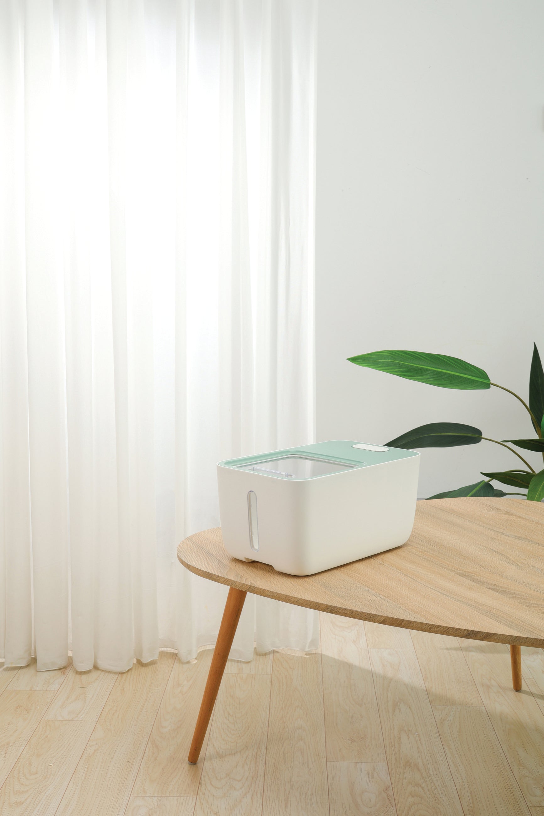 Contenedor de Alimento Hermético BOXI con Ruedas y Ventana (10 kg) para Mascotas | M‑PETS®