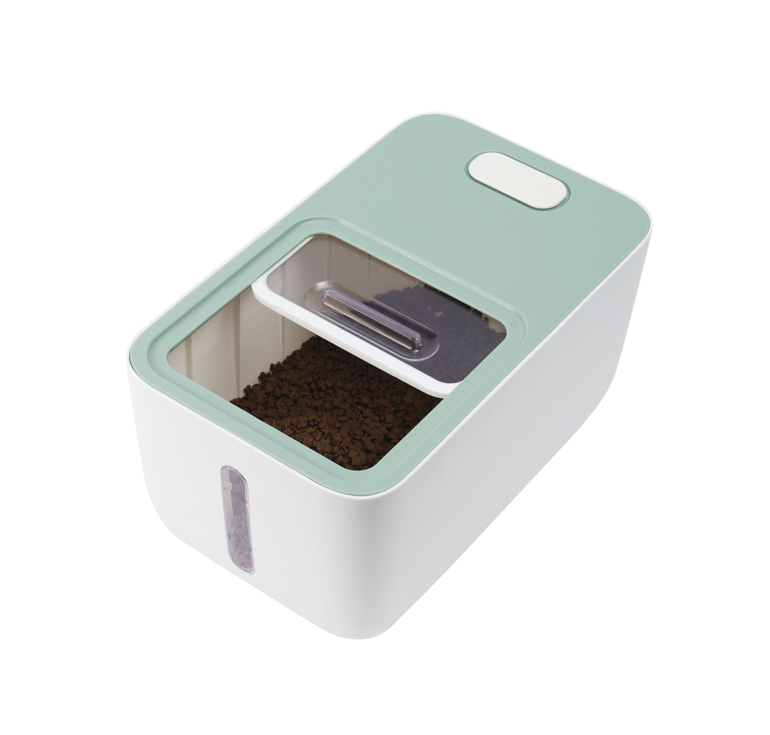 Contenedor de Alimento Hermético BOXI con Ruedas y Ventana (10 kg) para Mascotas | M‑PETS®