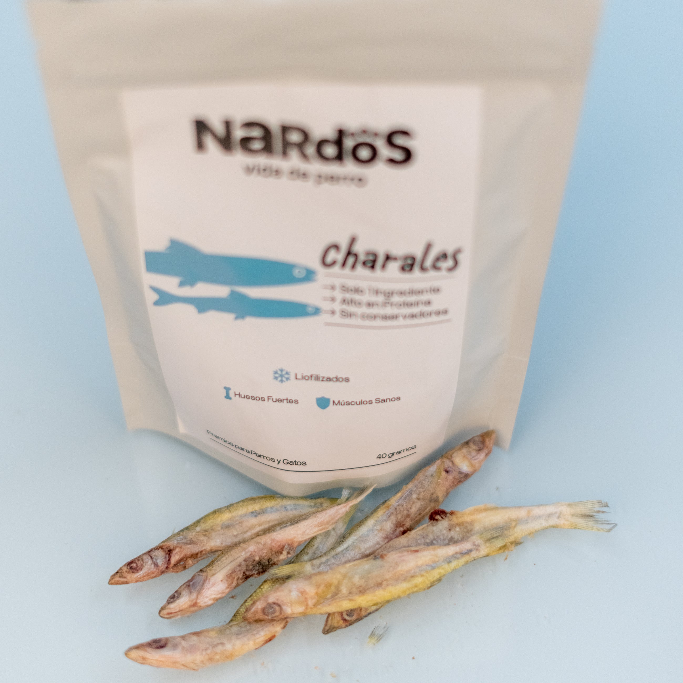 Charales Liofilizados para Perros y Gatos - Huesos Fuertes y Dientes Sanos | Nardos Vida de Perro