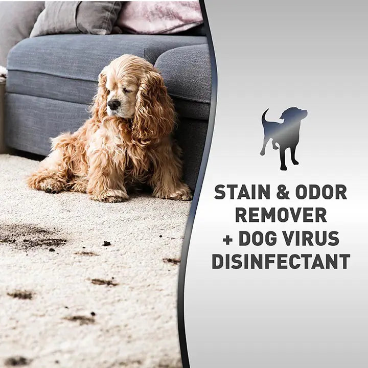 Removedor de Manchas y Olores y Desinfectante Viral para Perro 946 mL - Nature's Miracle