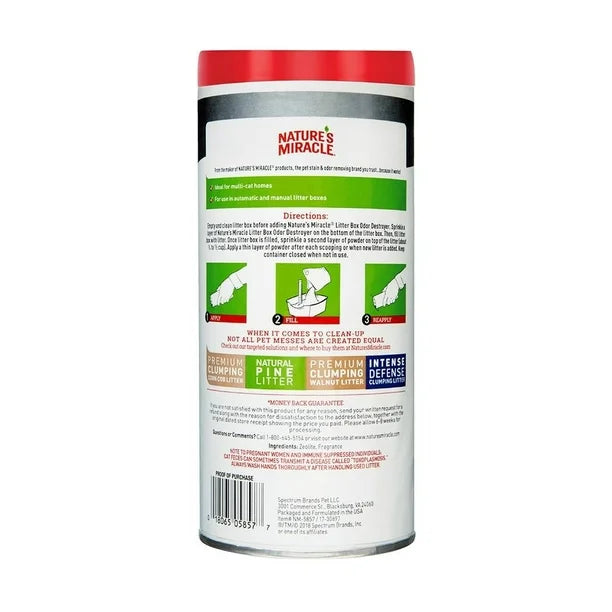 Polvo Desodorante para Areneros 567 g - Nature's Miracle