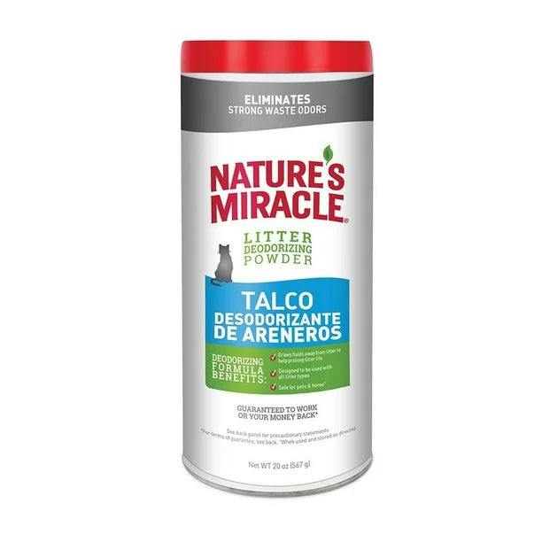 Polvo Desodorante para Areneros 567 g - Nature's Miracle