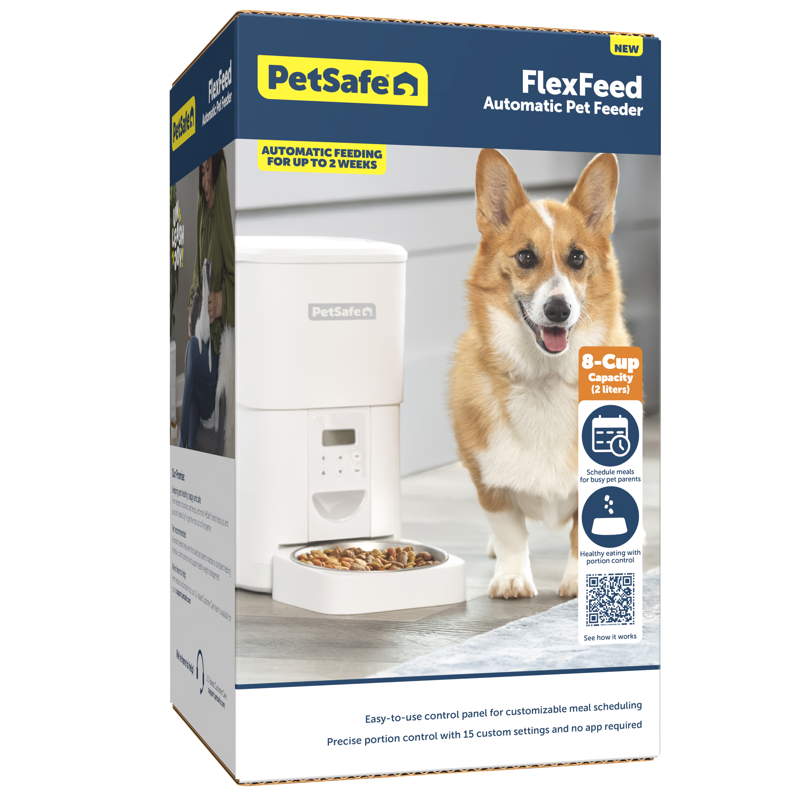 FlexFeed Automatic Pet Feeder | Comedero Automático Inteligente para Gatos y Perros Pequeños - PetSafe®