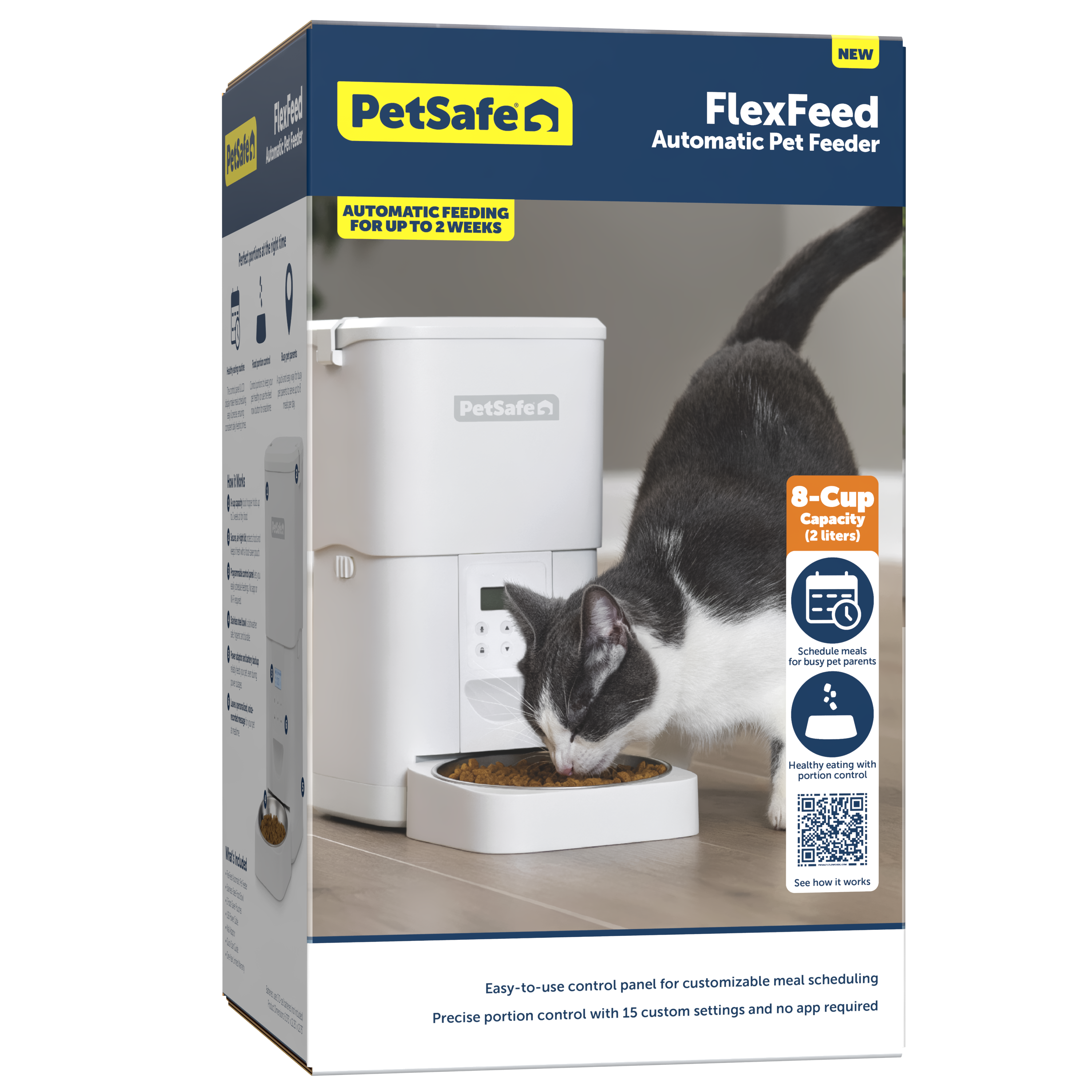 FlexFeed Automatic Pet Feeder | Comedero Automático Inteligente para Gatos y Perros Pequeños - PetSafe®