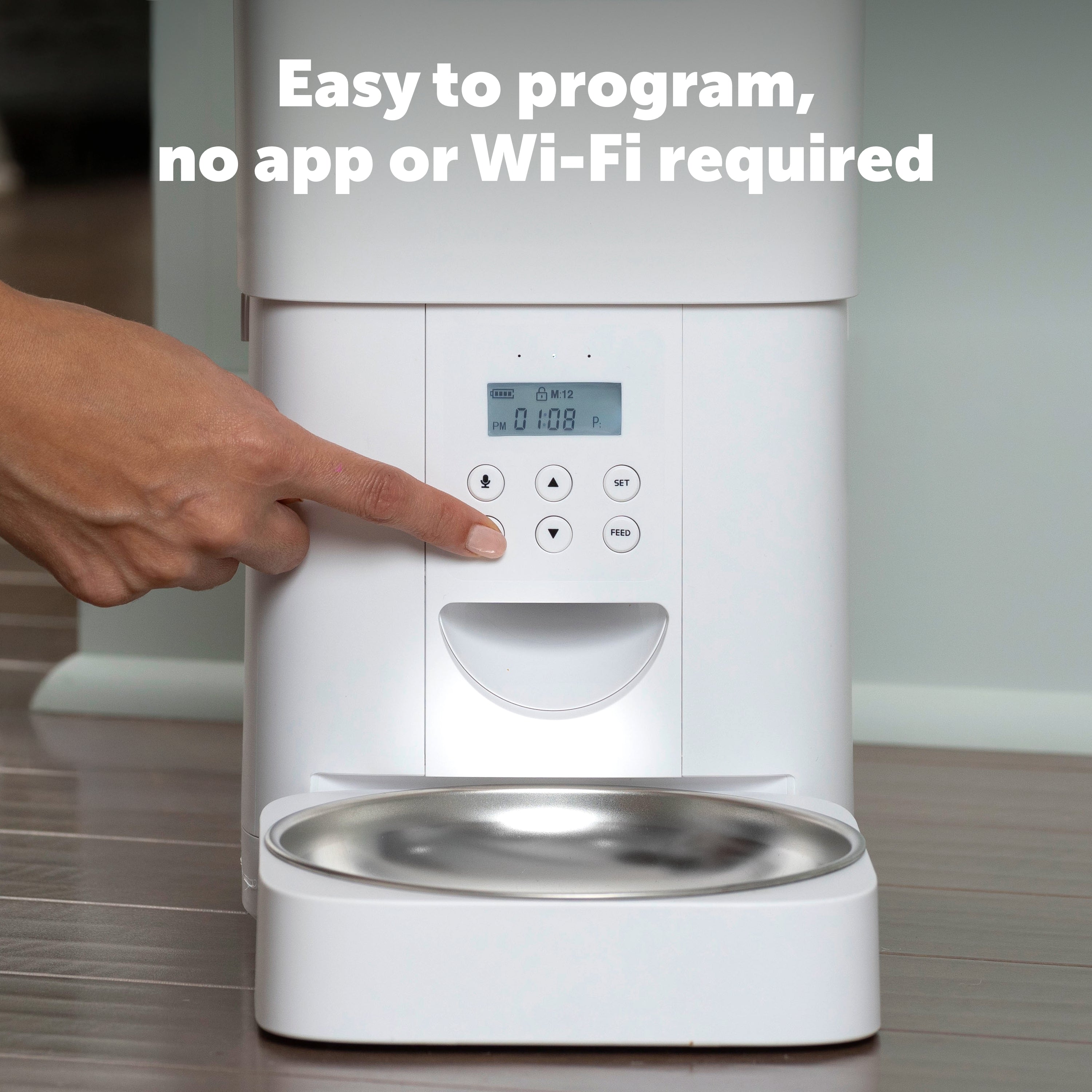 FlexFeed Automatic Pet Feeder | Comedero Automático Inteligente para Gatos y Perros Pequeños - PetSafe®
