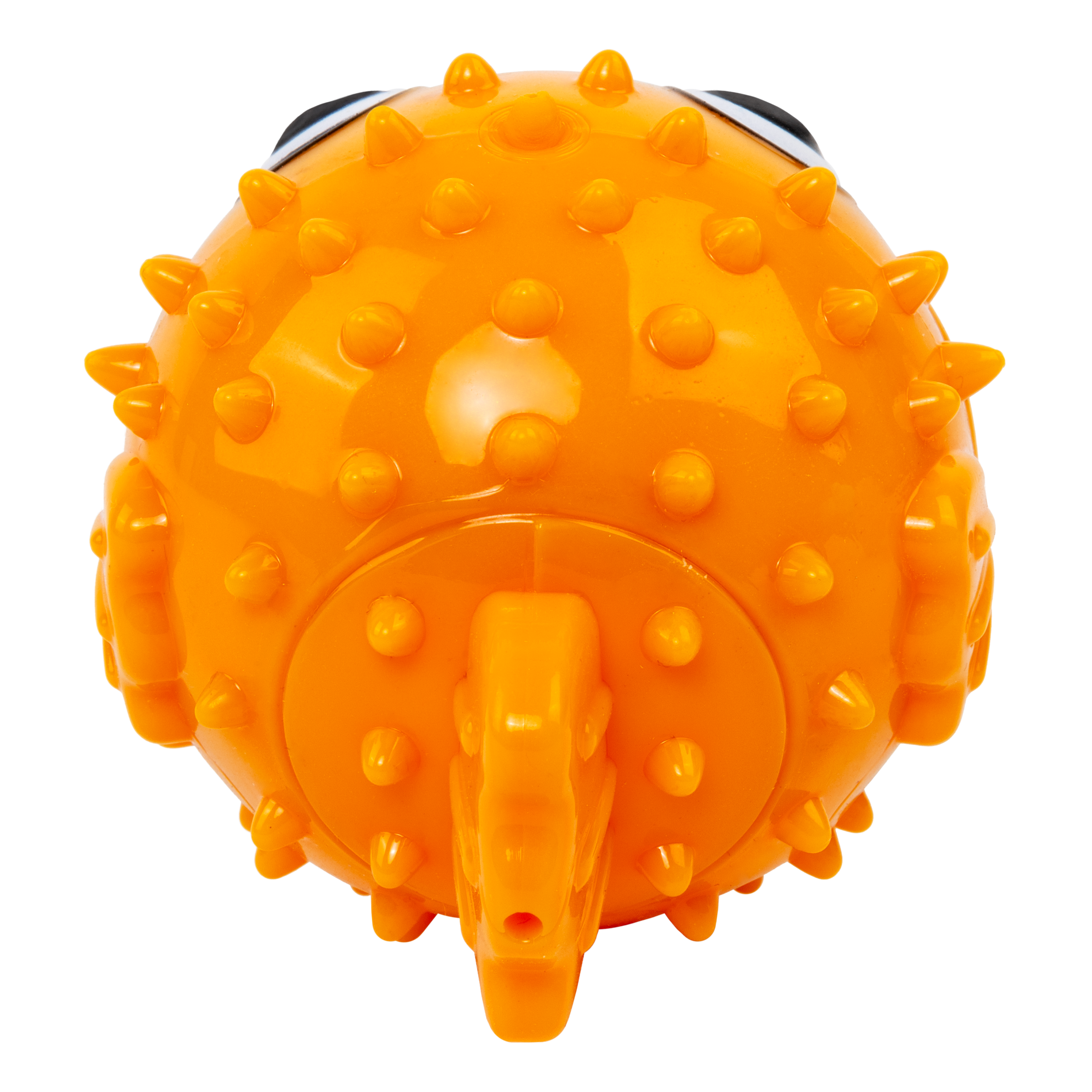 Pelota Mediana Grinz Puffe Fish (Pez Globo) con Sonido y Rebote Irregular para Perros - Naranja | KONG