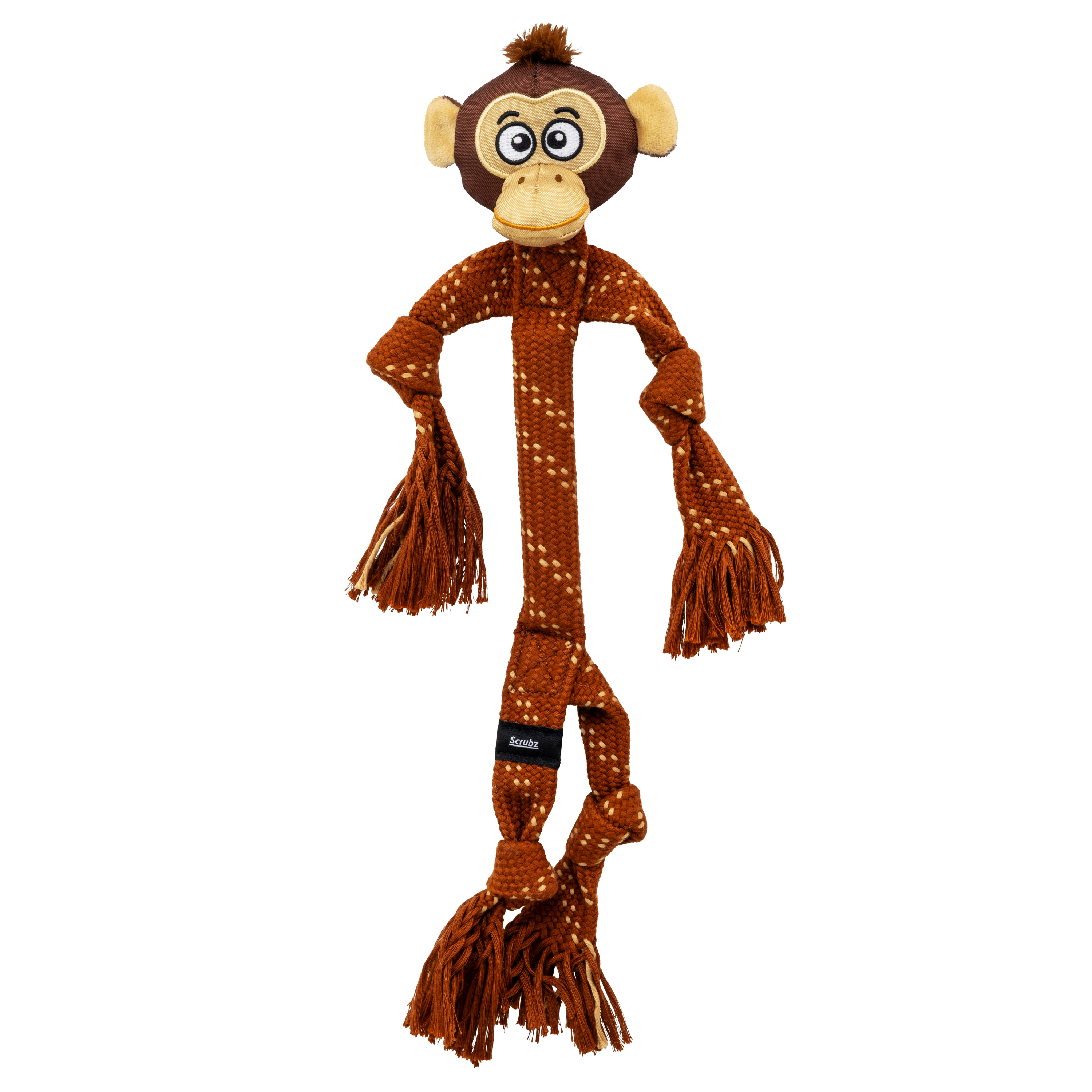 KONG Scrubz Safari Monkey mono de cuerda para perros