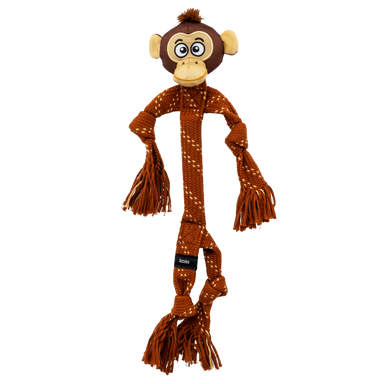 KONG Scrubz Safari Monkey mono de cuerda para perros