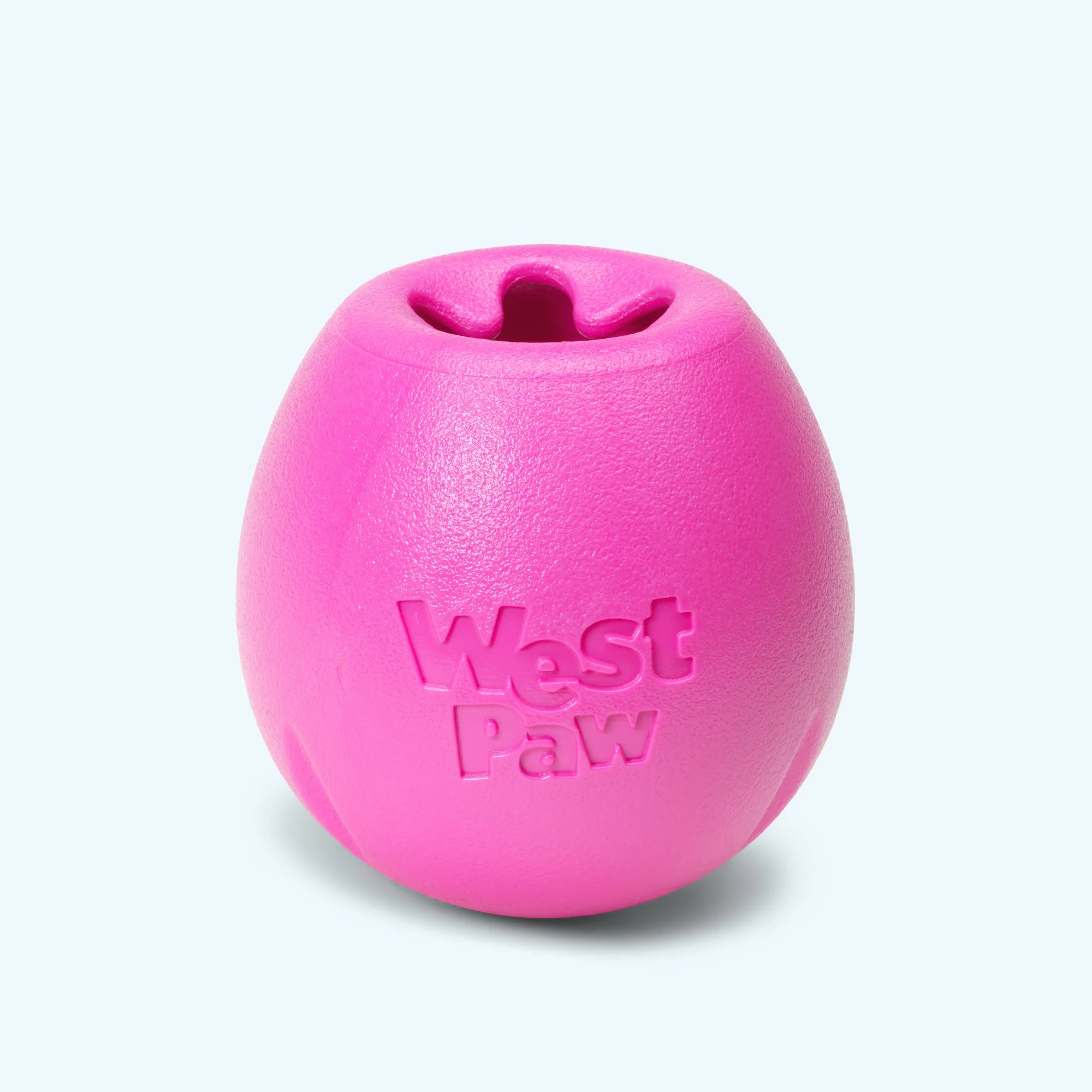 RUMBL de West Paw® color Rosa Fucsia (Hot Pink) – Juguete Dispensador de Premios y Croquetas para Perros
