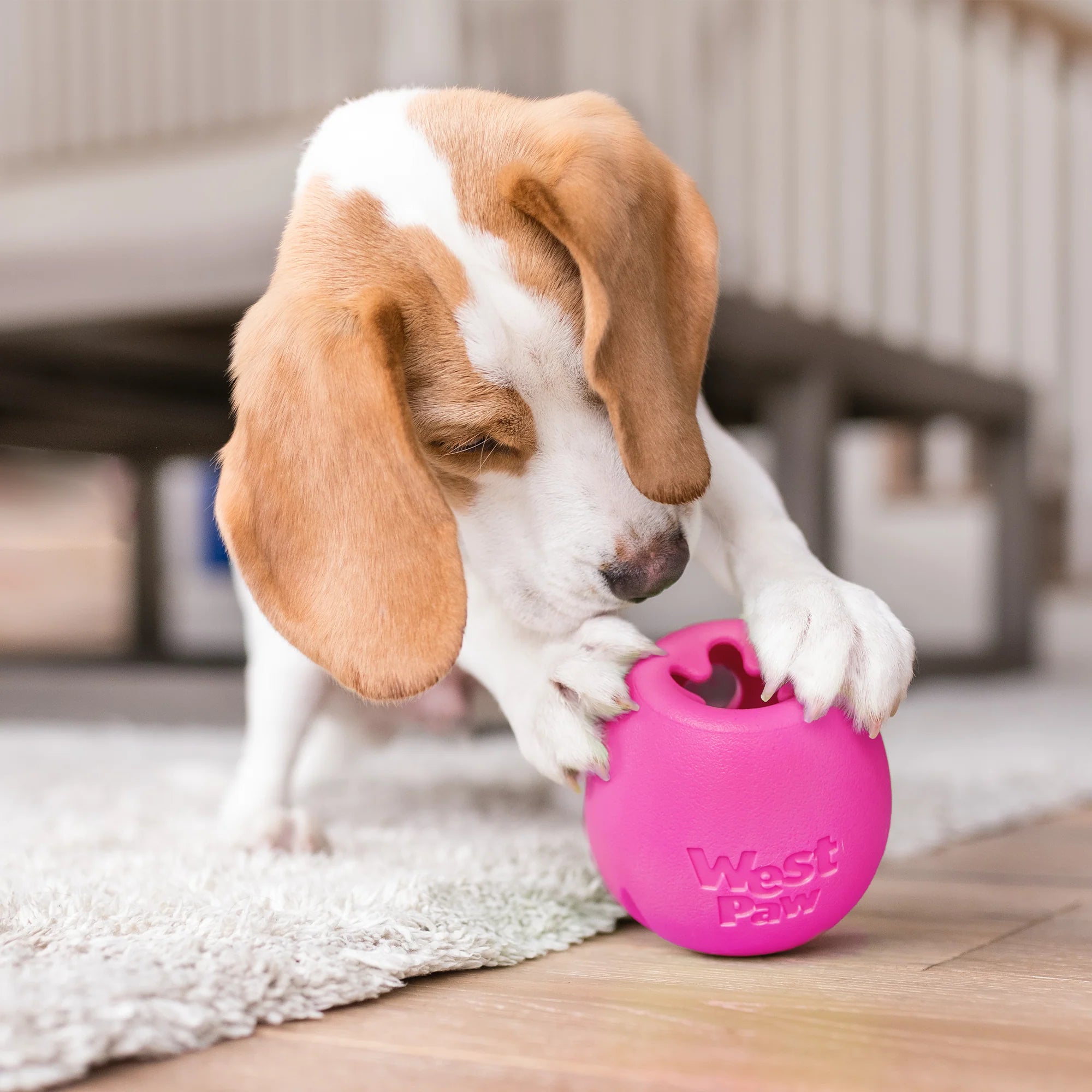 RUMBL de West Paw® color Azul Aqua (Aqua) – Juguete Dispensador de Premios y Croquetas para Perros