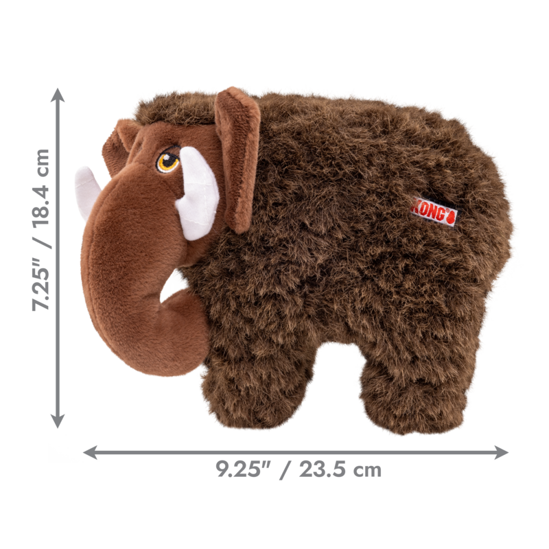 Medidas del KONG Toughz Mammoth: 18.4 × 23.5 cm