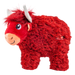 KONG Toughz Highland Cow vaca escocesa de peluche resistente para perros
