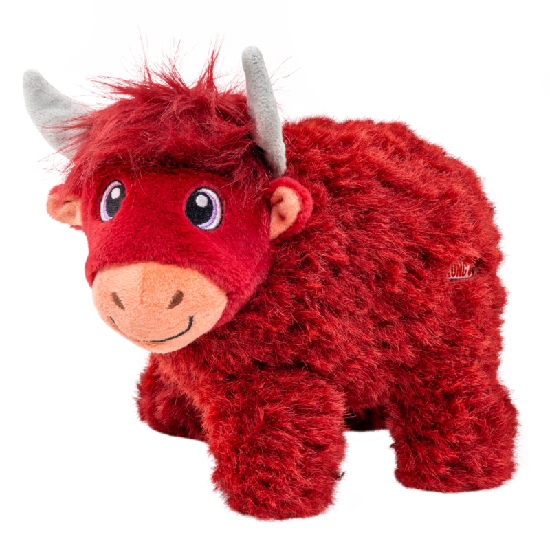KONG Toughz Highland Cow vista lateral