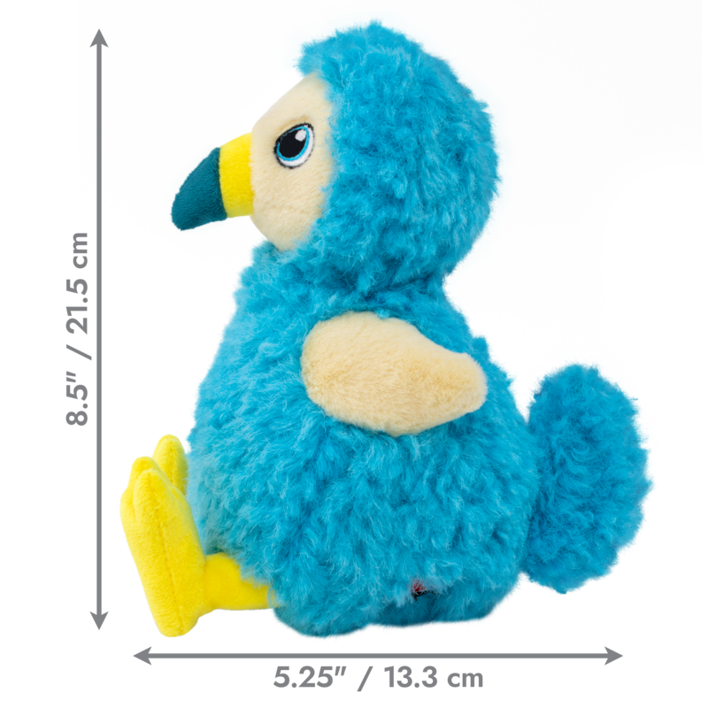 Medidas del KONG Toughz Dodo: 21.5 × 13.3 cm
