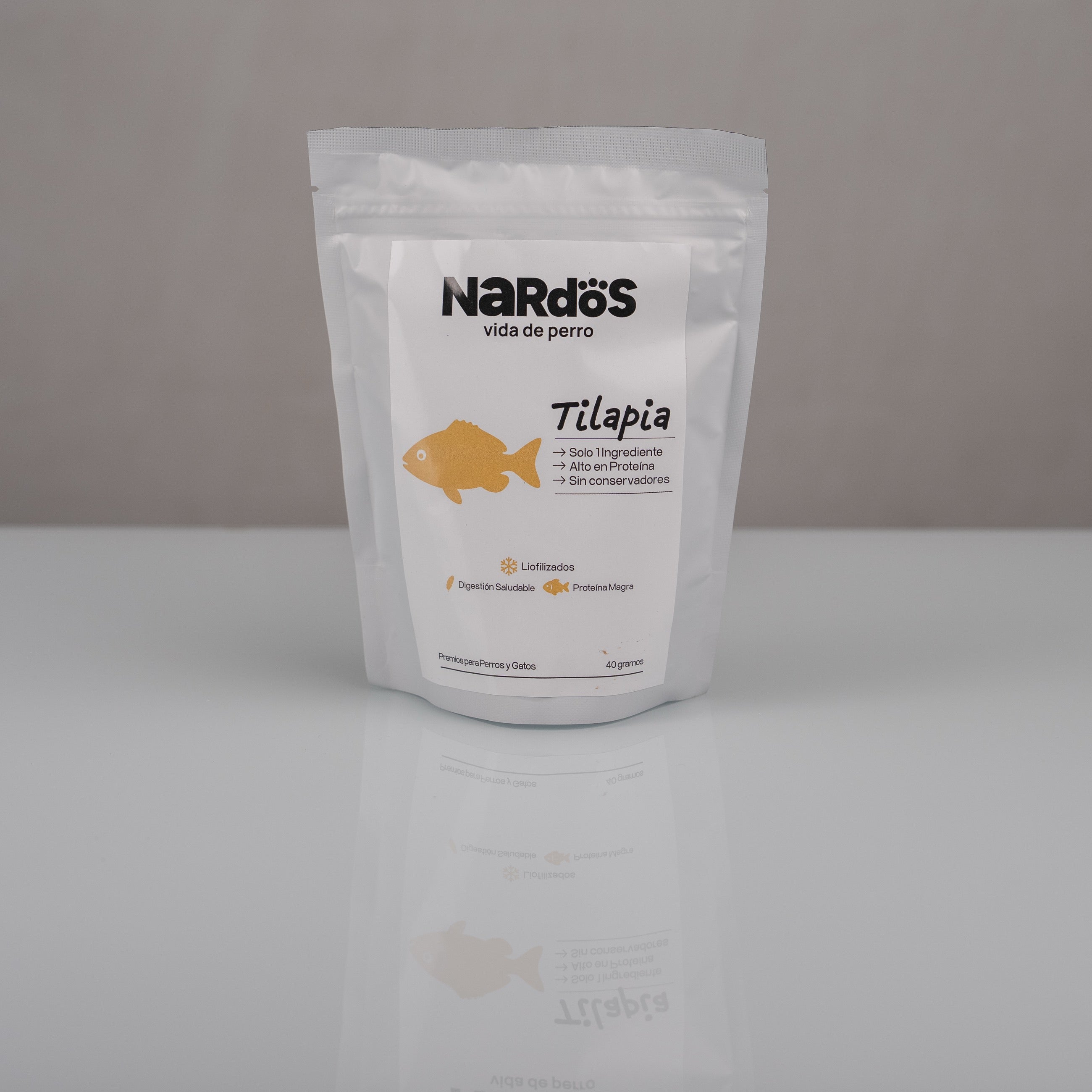 Tilapia Liofilizada — Proteína Blanca Hipoalergénica y Digestión Suave | Método Nardos™