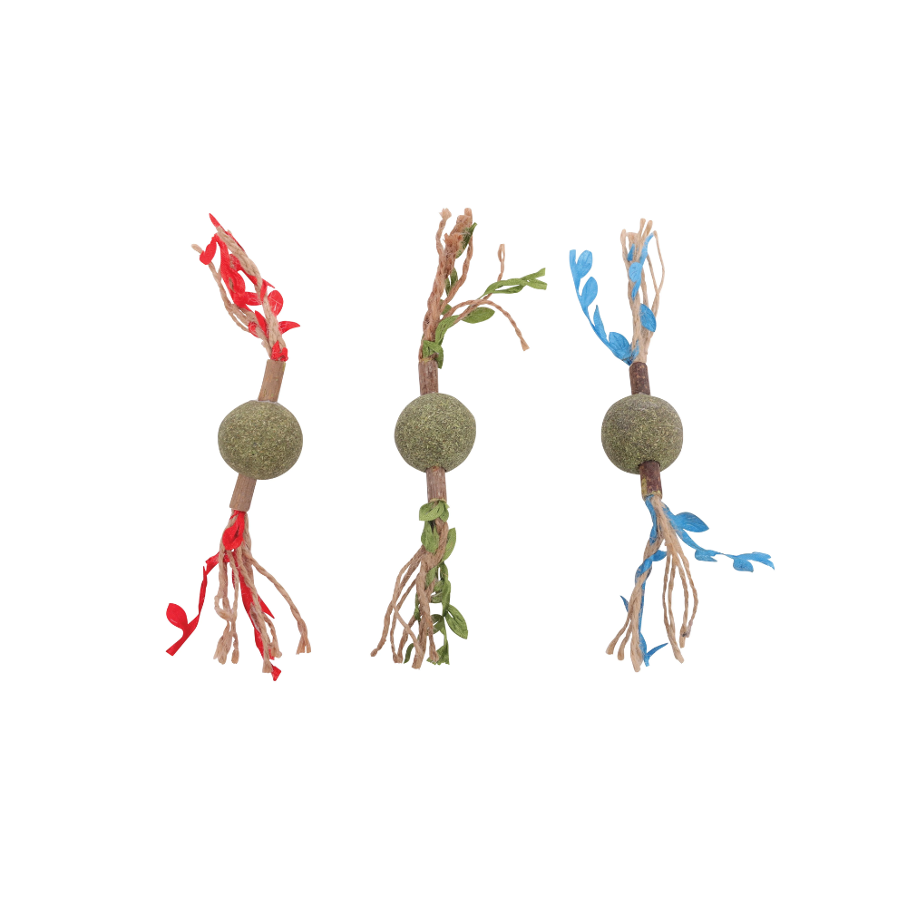 CHARMY Catnip Toy - TREE BRANCH Green