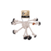 COTO Dog Toy Spider White