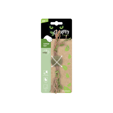 CHARMY Catnip Toy - TREE BRANCH Green
