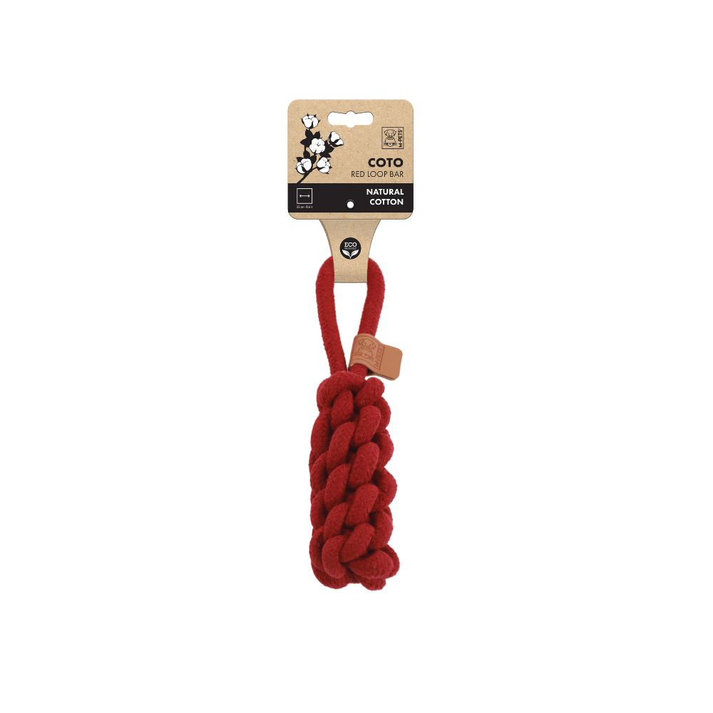 Juguete de Cuerda COTO Loop Bar Rojo | M-PETS®