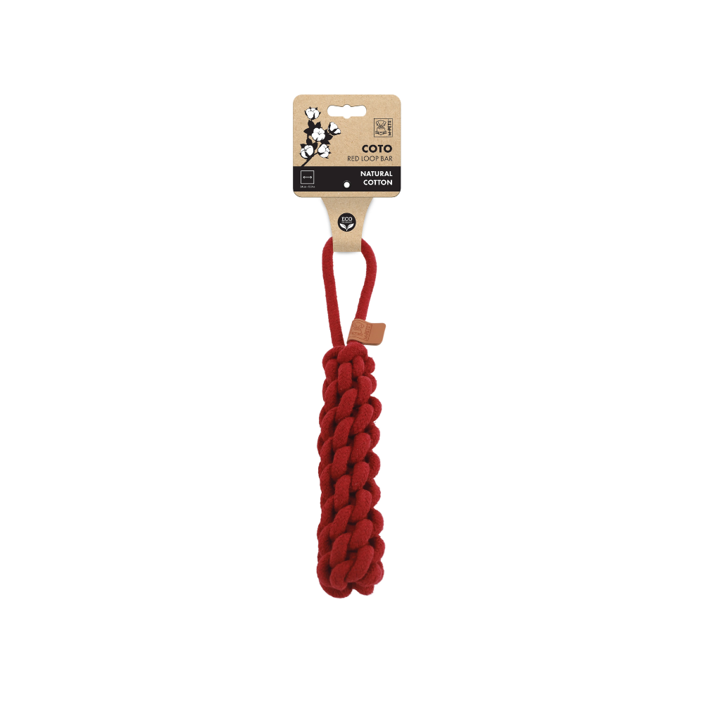 Juguete de Cuerda COTO Loop Bar Rojo | M-PETS®