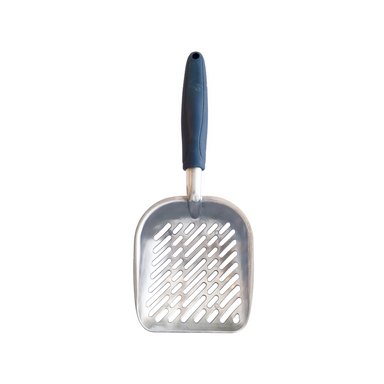 Chrome Cat Litter Scoop - Metal