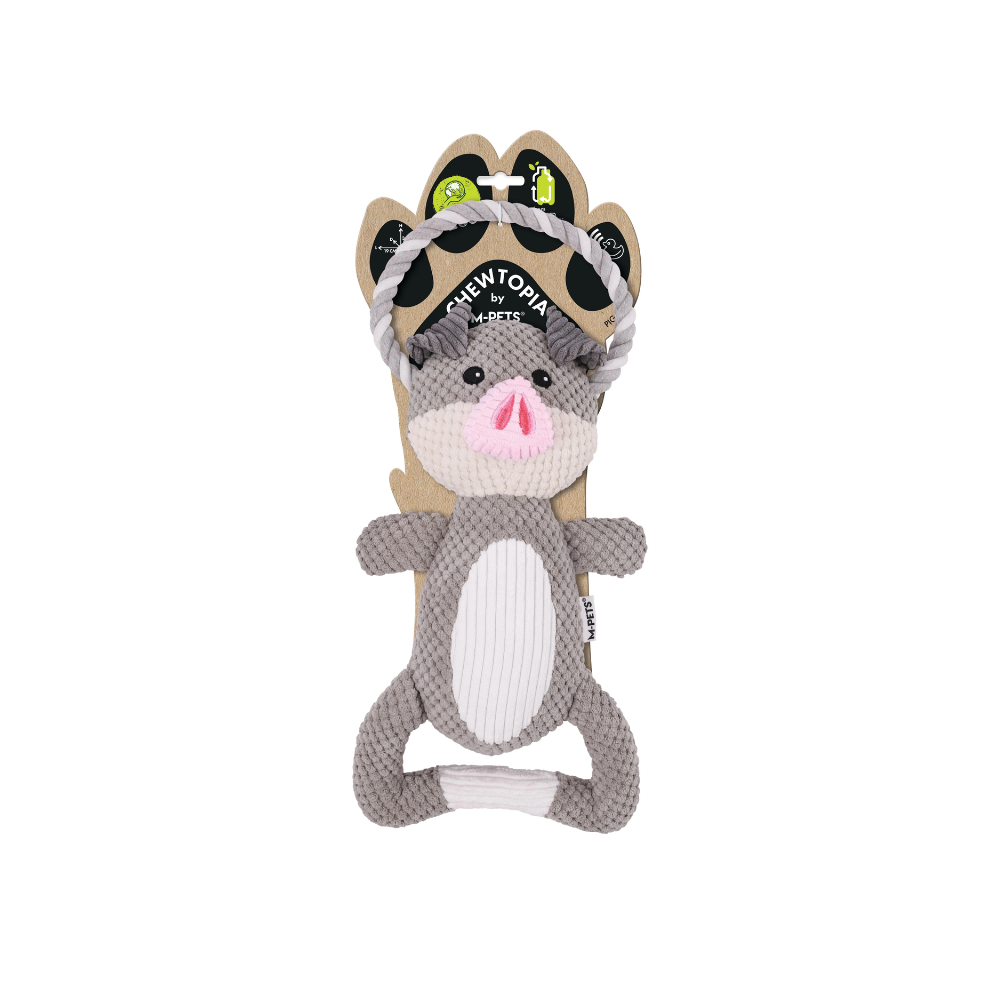 Peluche CHEWTOPIA ECO Pig (Cerdo) para Perro – 99% Materiales Reciclados | M-PET