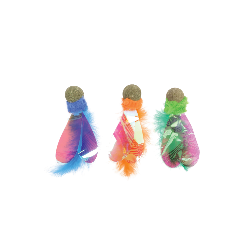 CHARMY Catnip Toy - FIREFLY Orange