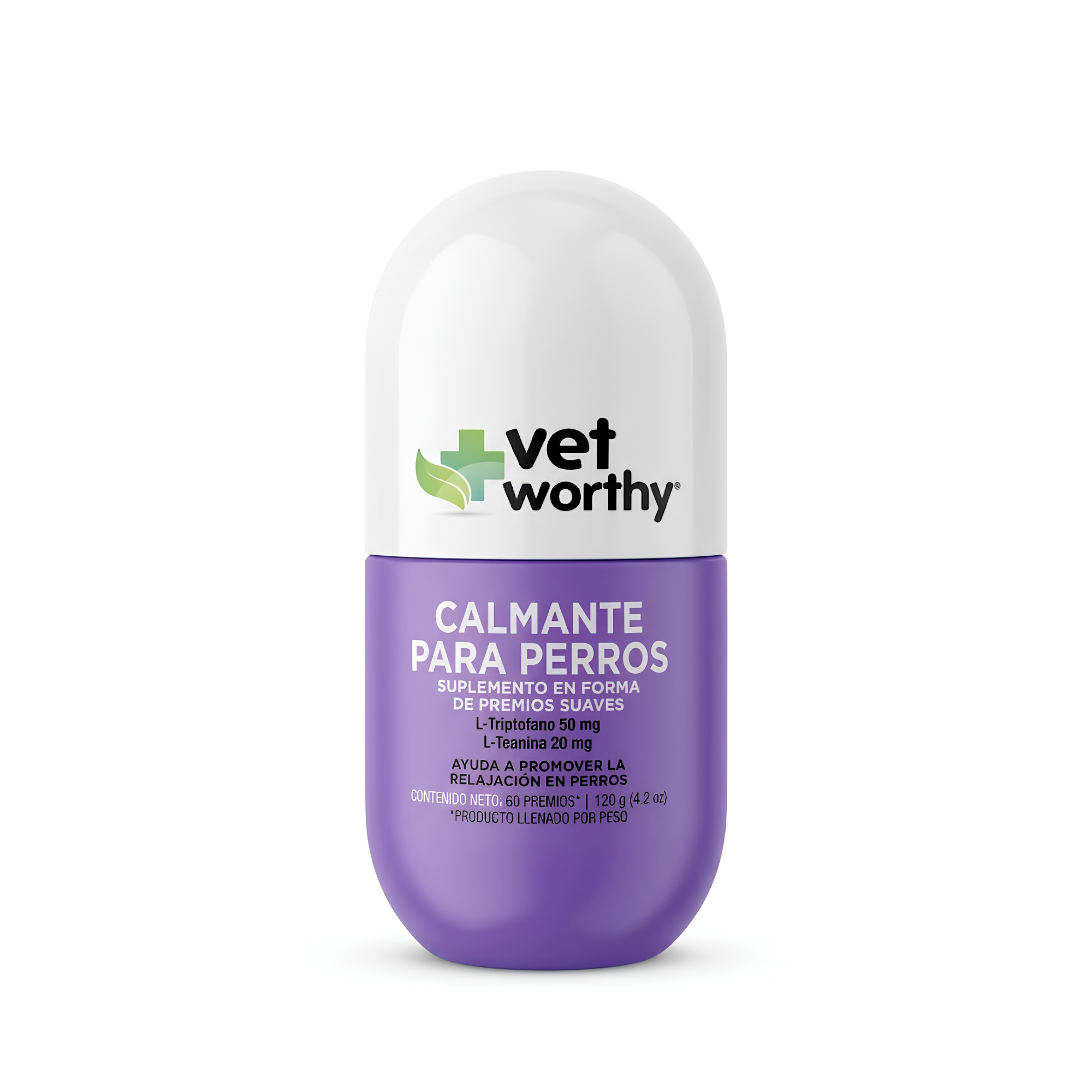 Masticables Calmantes de Vet Worthy® – Suplemento con L-Triptófano y Manzanilla para Perros