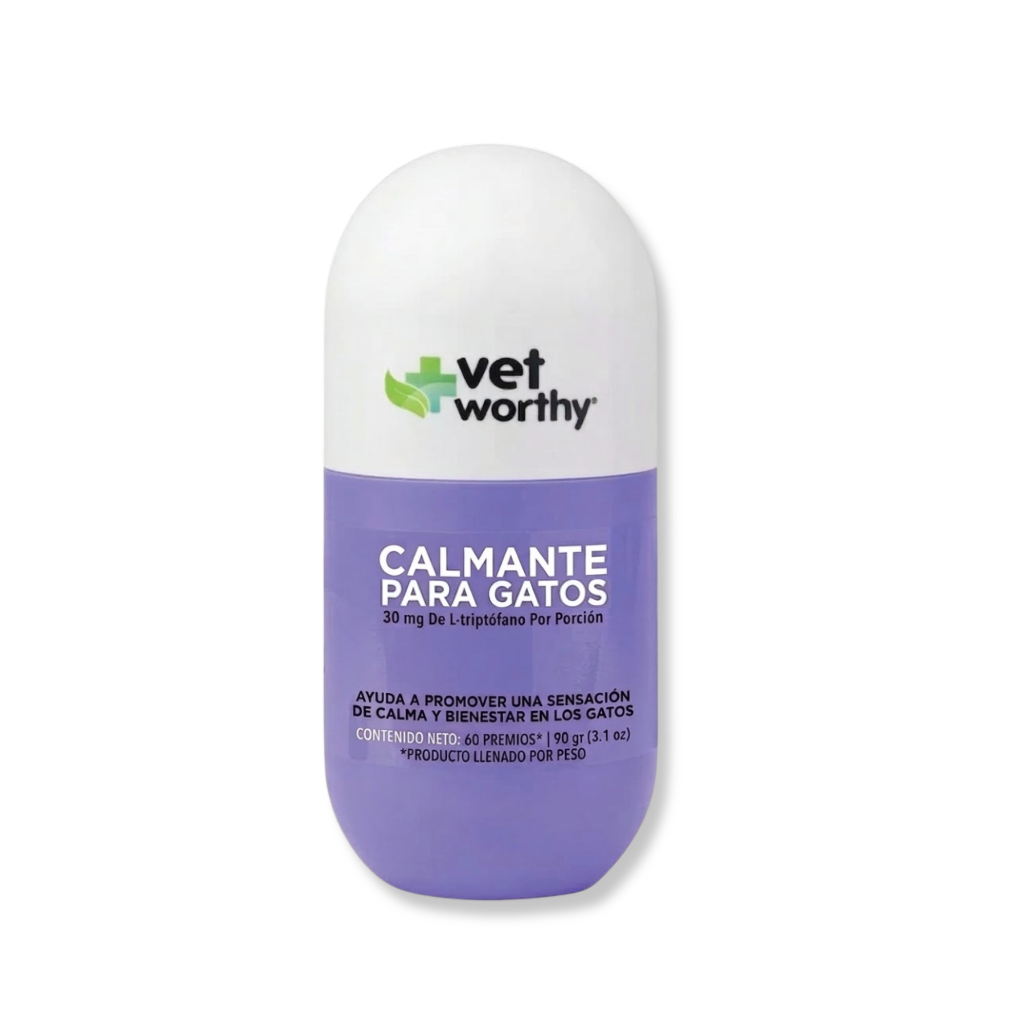 Masticables Calmantes de Vet Worthy® – Suplemento con L-Triptófano y Manzanilla para Gatos