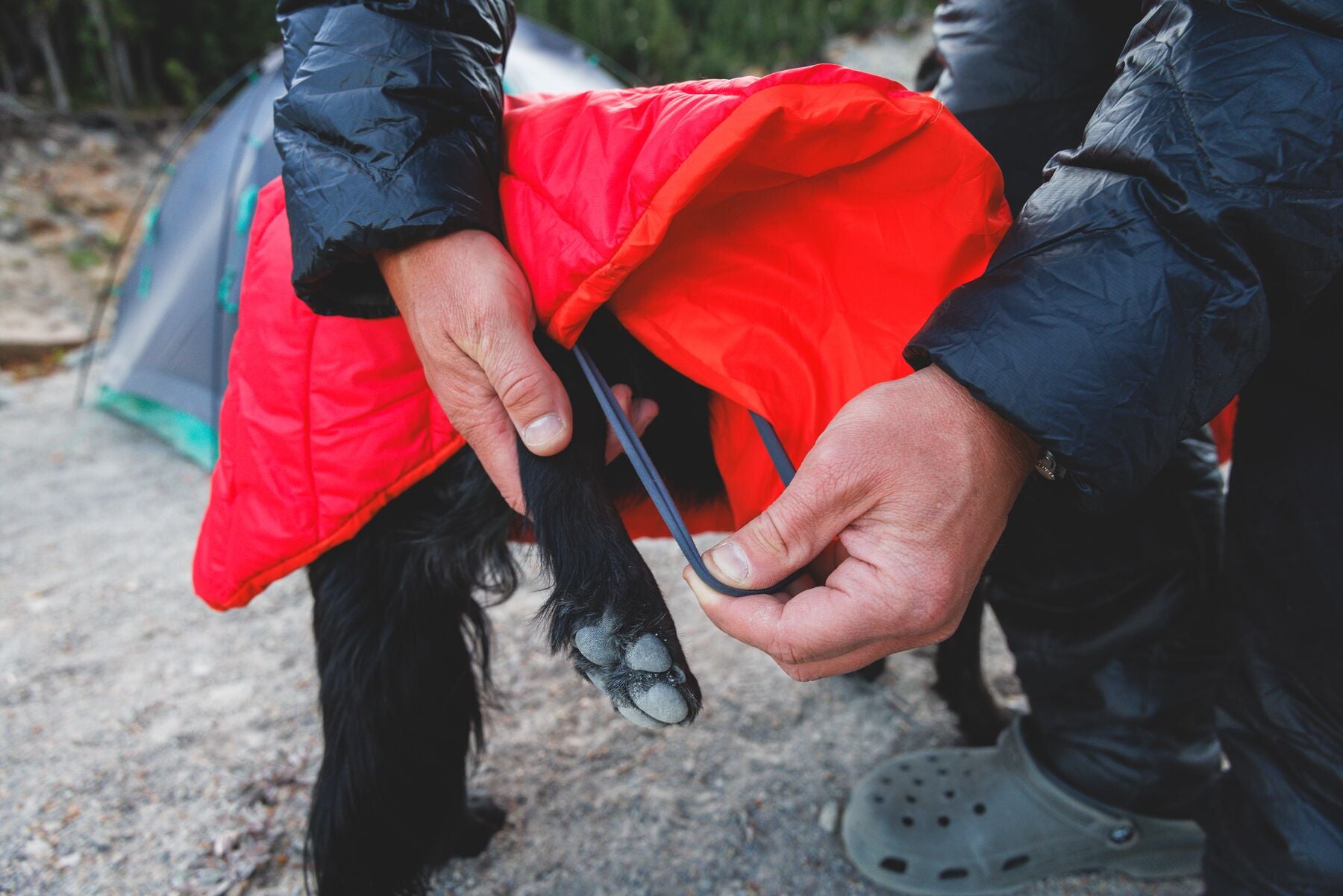 Poncho para Dormir Palisades™ Sleep Poncho en Rojo Grosella (Red Currant) | Ruffwear