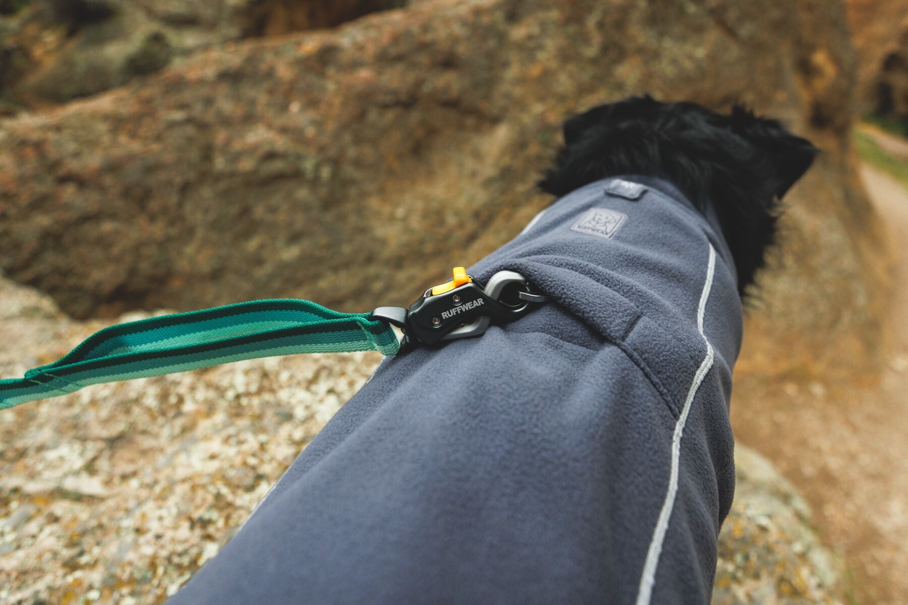 Climate Changer™ Suéter de Felpa Polar para Perros - Gris Basalto (Basalt Gray) | Ruffwear