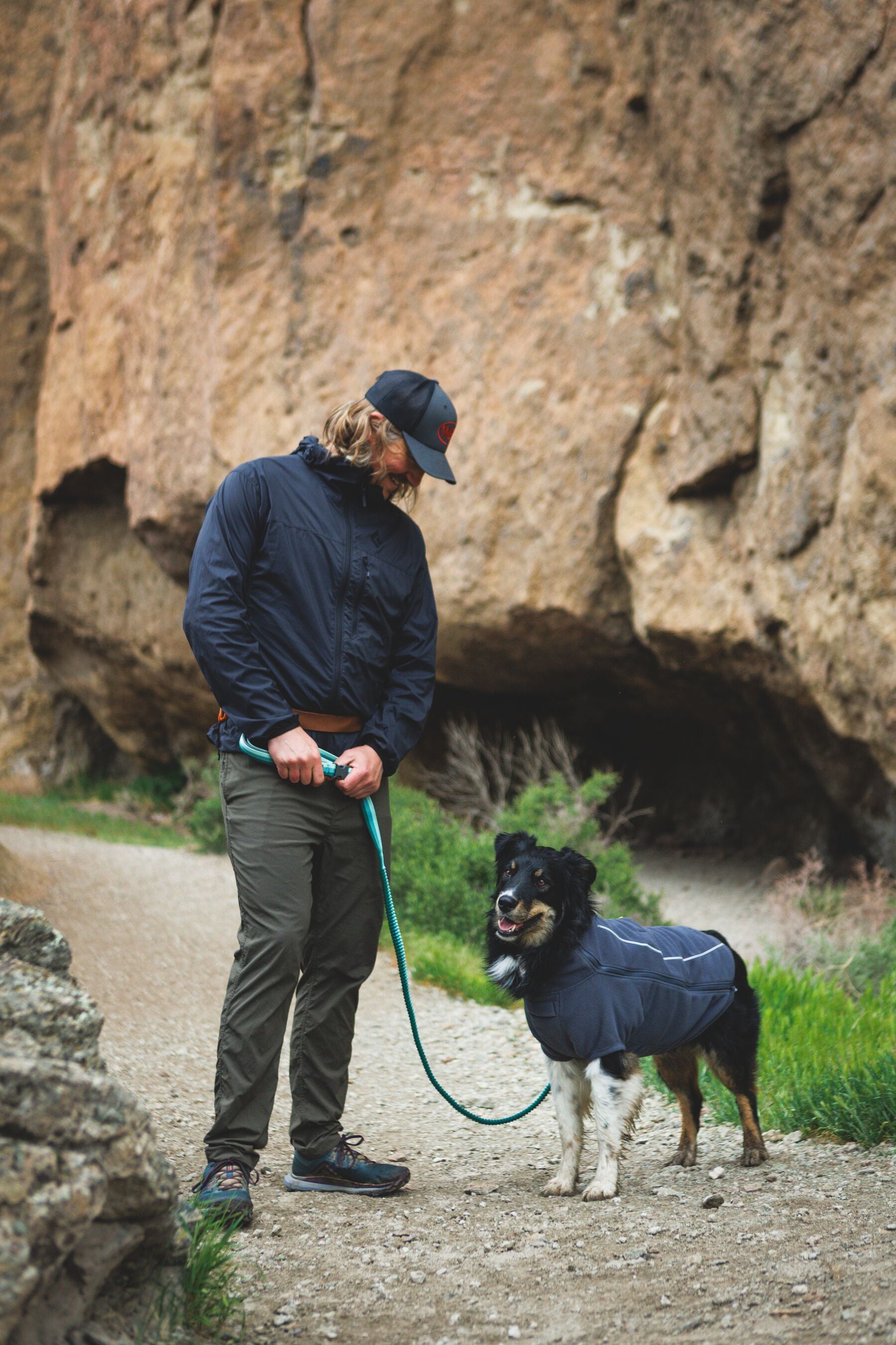 Climate Changer™ Suéter de Felpa Polar para Perros - Gris Basalto (Basalt Gray) | Ruffwear
