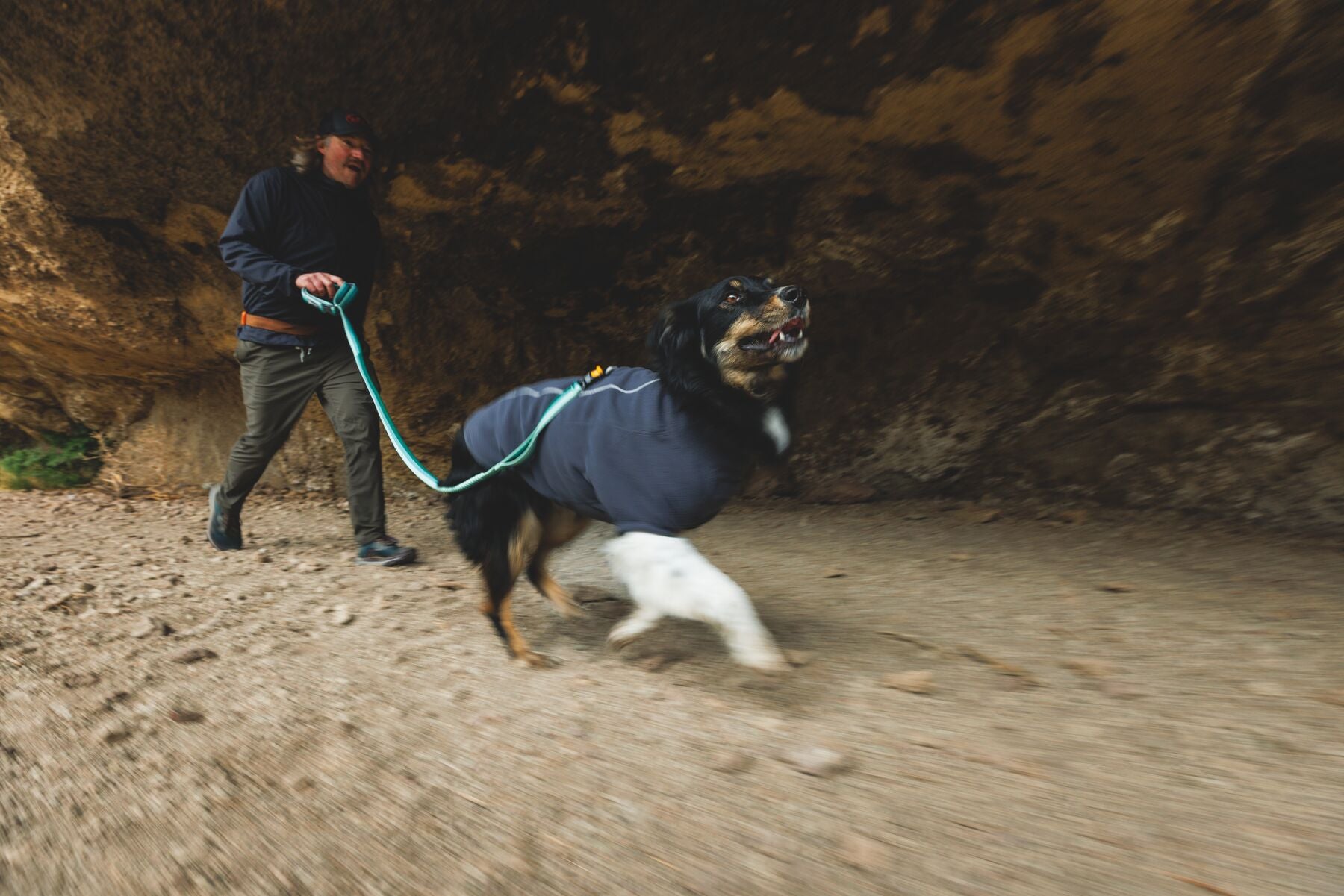 Climate Changer™ Suéter de Felpa Polar para Perros - Gris Basalto (Basalt Gray) | Ruffwear